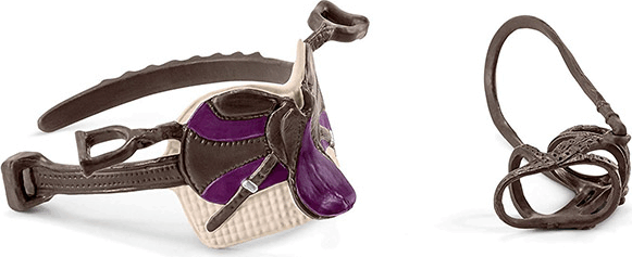 Schleich Horse Club: Lisa és Storm nyereg és kantárszerszám