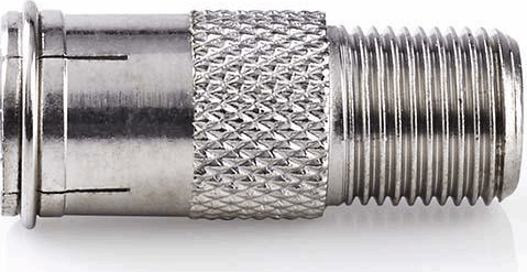 Nedis F Gyorscsatlakozó - F-csatlakozó Műhold és Antenna Adapter - 10 db