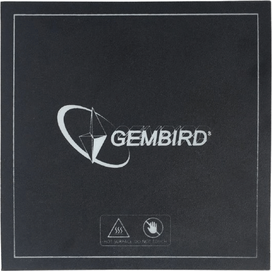 Gembird 3D nyomtató felület 155x155 mm