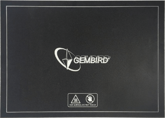 Gembird 3D nyomtató felület 232x154 mm