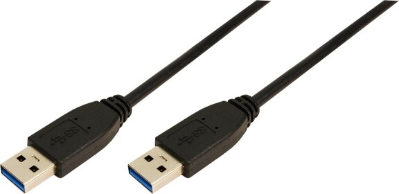 LogiLink USB 3.0 kábel A típus>A típus fekete 1m LogiLink USB 3.0 kábel A típus>A típus fekete 1m