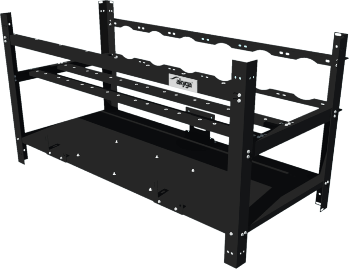 Akyga AKM081 VGA kripto bányász vázszerkezet - Mining Rig
