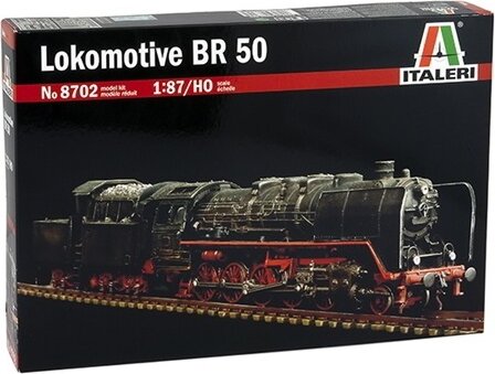 Tamiya Italeri Lokomotive BR50 mozdony műanyag összeépíthető makett (1:87)
