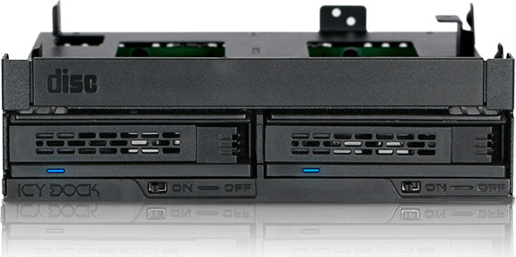 Icy Dock ExpressCage MB732SPO-B 2x2.5" + Slim ODD - 5.25" HDD beépítő keret