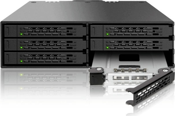 Icy Dock ToughArmor MB996SP-6SB 6x2.5" - 5.25" HDD beépítő keret