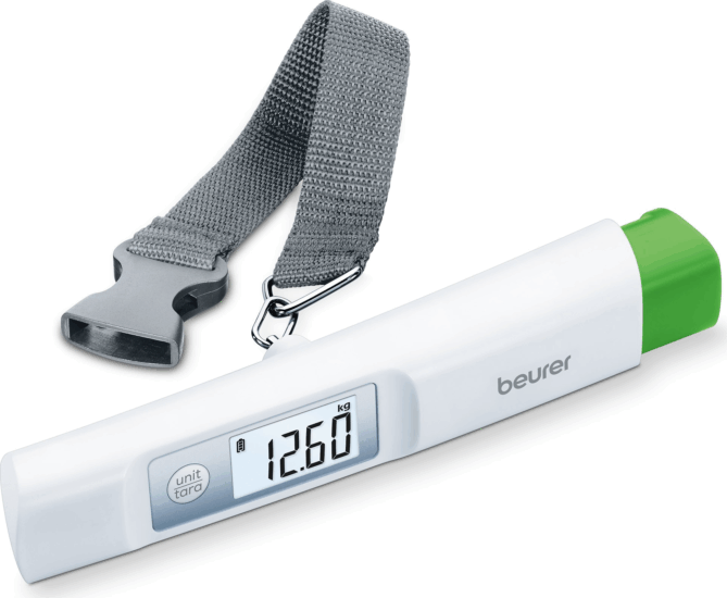 Beurer LS 20 Eco Bőröndmérleg - Fehér/Zöld