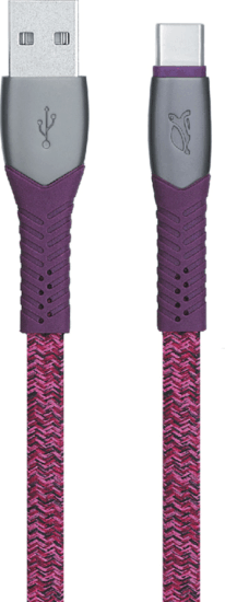 Rivacase PS6102 RD12 USB apa - USB-C apa Adat- és töltőkábel 1.2m - Piros