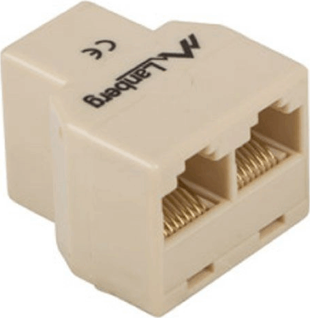 Lanberg UTP Cat5 RJ45 - 2xRJ45 Y elosztó (árnyékolás nélkül)