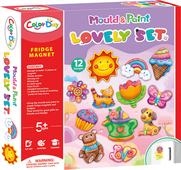 Hűtőmágnes készítő szett - kislányok kedvencei