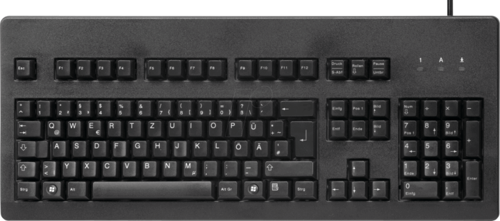 Cherry G80-3000 (Cherry MX Blue Switch) USB Billentyűzet Fekete - Német