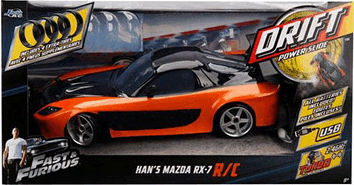 Simba Halálos iramban: Mazda RX-7 távirányítós autó (1:10) Simba Halálos iramban: Mazda RX-7 távirányítós autó (1:10)