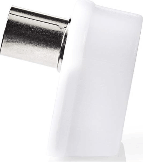 Nedis IEC (Koax) Hajlított Csatlakozó Aljzat Fehér (2 db)