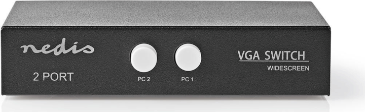 Nedis CSWI5902BK VGA 2-port Switch Nedis CSWI5902BK VGA 2-port Switch