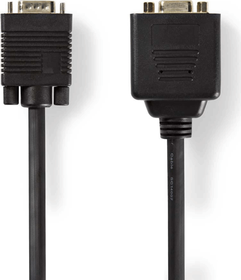 Nedis VGA elosztó kábel 0.2m Fekete