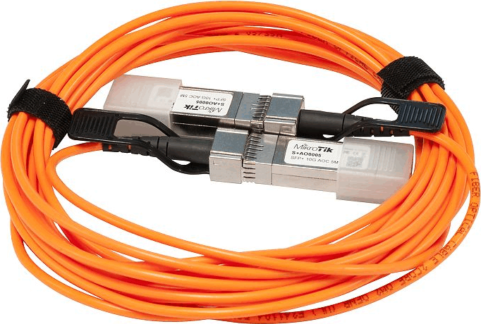 MikroTik S + AO0005 SFP+ optikai kábel 1 m - Narancssárga MikroTik S + AO0005 SFP+ optikai kábel 1 m - Narancssárga