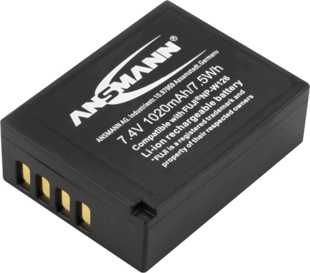 Ansmann A-Fuj NP-W 126 akkumulátor Fujifilm fényképezőgépekhez 1020mAh