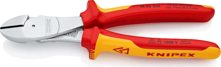 Knipex 74 06 200 Erő-kímélő oldalcsípőfogó