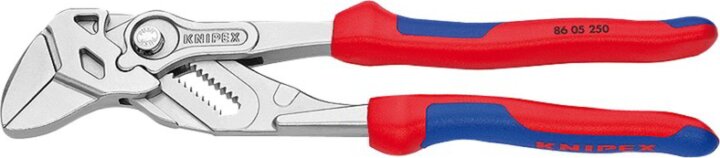 Knipex 8605250 krómozott vízpumpa fogó és csavarkulcs 250 mm