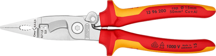 Knipex 13 96 200 Elektromos szerelőfogó