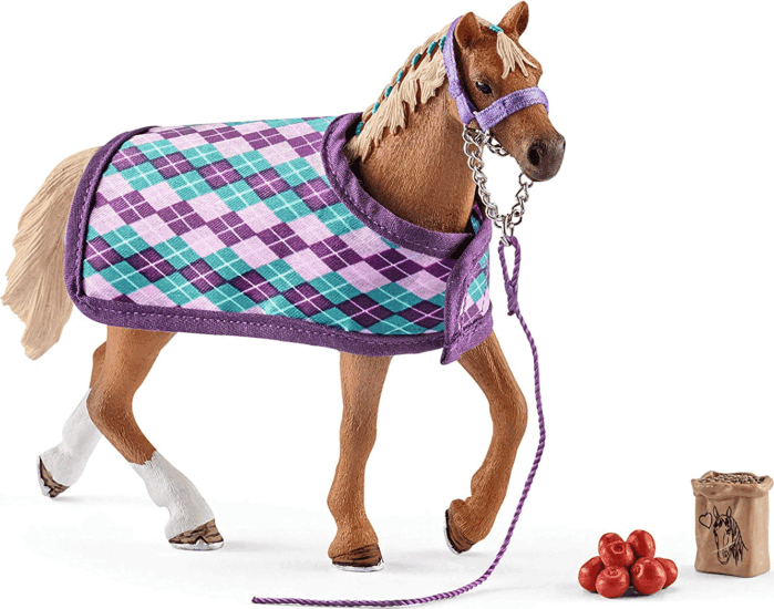 Schleich Angol Telivér takaróval Figura