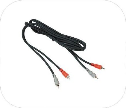 Goobay 2RCA / 2RCA 2,5m audio kábel Goobay 2RCA / 2RCA 2,5m audio kábel