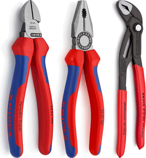 Knipex 00 20 09 V01 Fogókészlet (3 részes) Knipex 00 20 09 V01 Fogókészlet (3 részes)