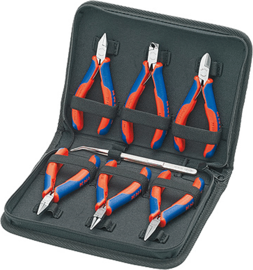 Knipex 00 20 16 Elektronikai fogó készlet (7 részes) Knipex 00 20 16 Elektronikai fogó készlet (7 részes)