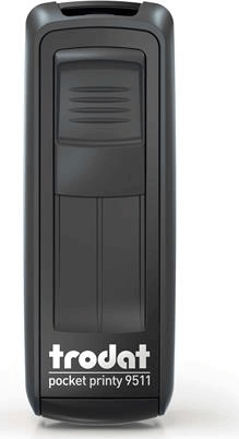Trodat "Pocket Printy 9511" Bélyegző - Fekete ház fekete párnával
