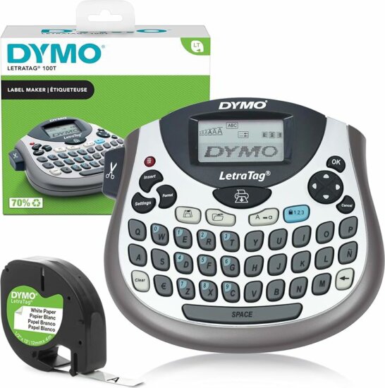 Dymo LetraTag LT-100T Szalagnyomtató Feliratozógép