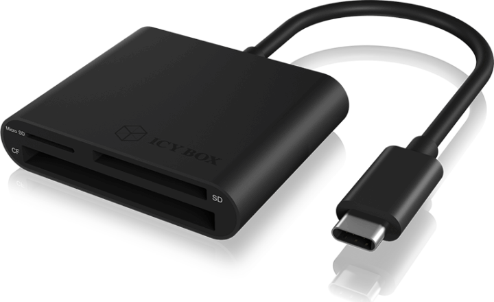 RaidsSonic Icy Box IB-CR301-C3 Multi USB 3.0 Type-C Külső kártyaolvasó