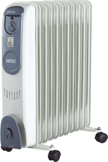 TOO OFR-11-2500-121 Elektromos olajradiátor 11 tagos 2500W - Fehér