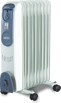 TOO OFR-9-2000-121 Elektromos olajradiátor 9 tagos 2000W - Fehér