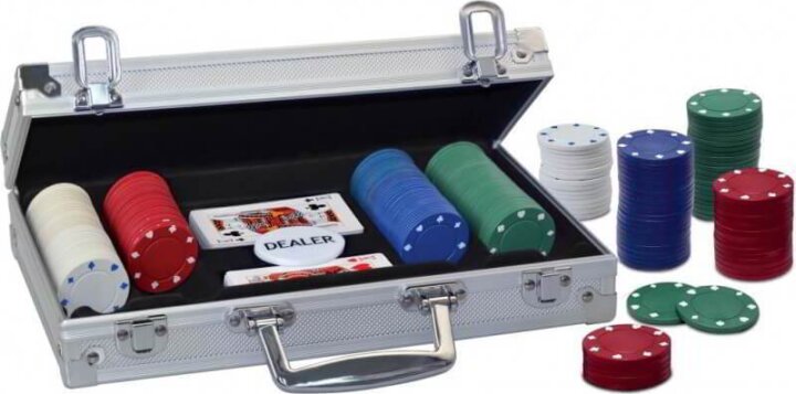 Póker készlet Alumínium táskában