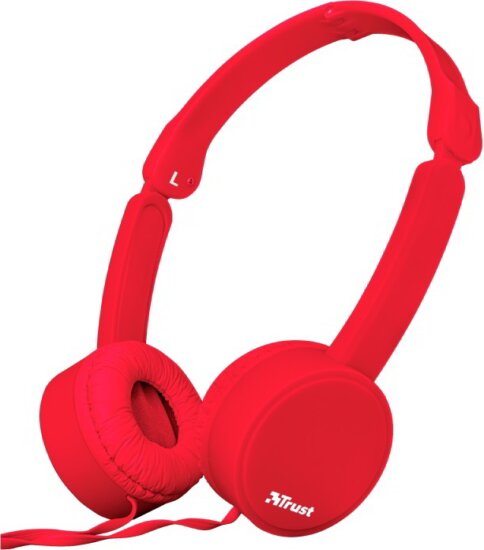 Trust Nano Fejhallgató - Piros
