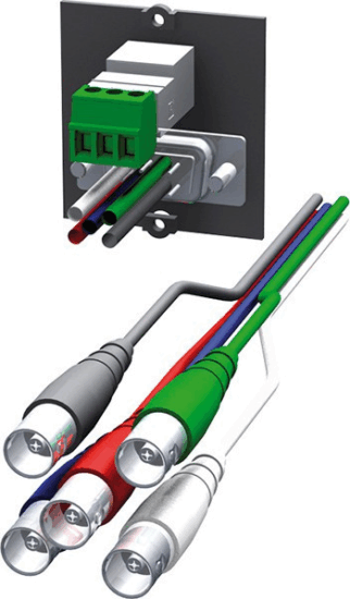 Bachmann VGA + JACK -> 5 x BNC egyedi modul