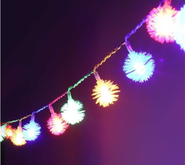 Iris LED Zúzmara Fényfüzér 1,5m - Többszínű