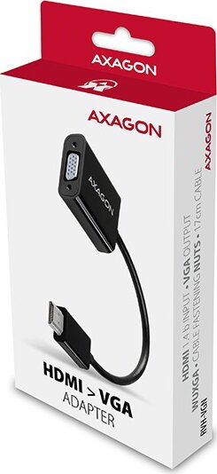 Axagon HDMI apa - VGA anya adapter - Fekete Axagon HDMI apa - VGA anya adapter - Fekete