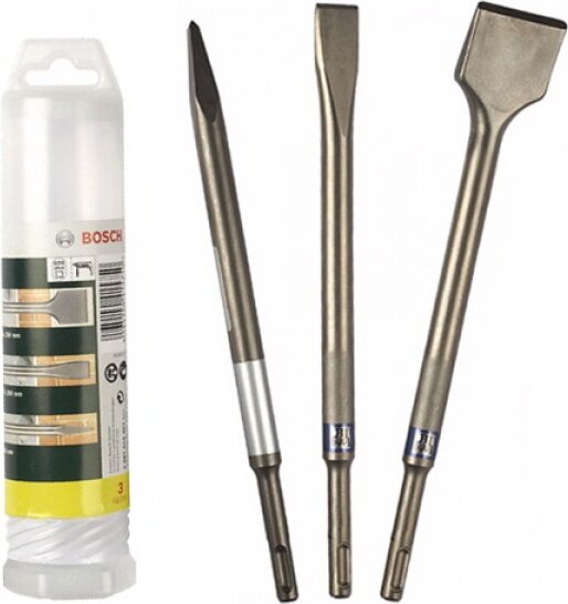 Bosch 3 részes SDS-plus vésőkészlet