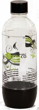 Sodaco 1.0L Szénsavasító flakon - Fekete