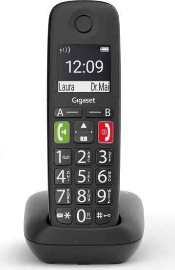 Gigaset E290 Analóg Telefon - Fekete