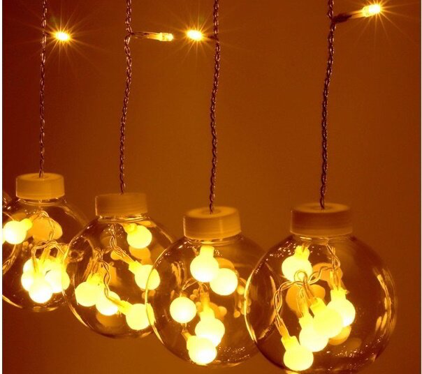 Iris USB-s LED Gömb Fényfüzér 2,5m - Meleg Fehér Iris USB-s LED Gömb Fényfüzér 2,5m - Meleg Fehér