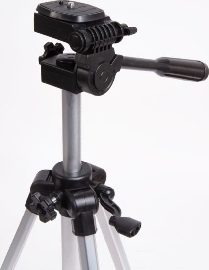 Handy 10052 háromlábú állvány (Tripod) hordtáskával Ezüst