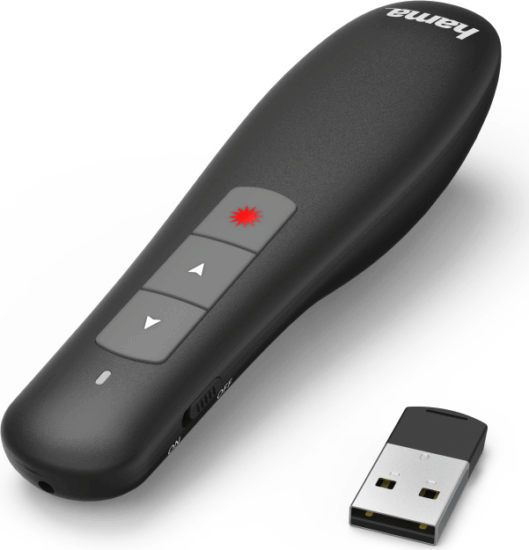 Hama 139915 X-Pointer Multimédia Presenter - Fekete