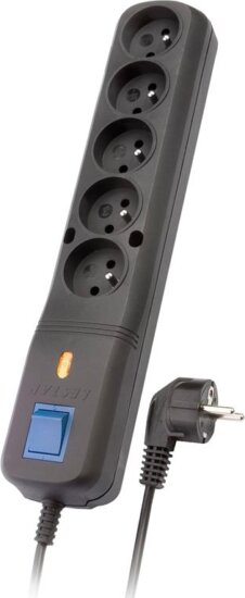 Lestar LV-530W 5W G-A K.:CZ 5,0M 5-ös túlfeszültség védő - elosztó 5m