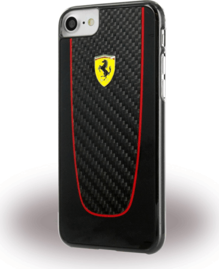 Ferrari SF Pit Stop Apple iPhone 7 / 8 Carbon Tok - Fekete