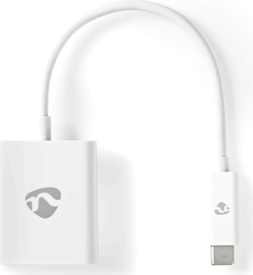 Nedis USB-C apa - HDMI anya Adapterkábel 0.2m Fehér