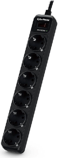 CyberPower B0620SC0-DE 6-os túlfeszültség védő - elosztó 1.8m