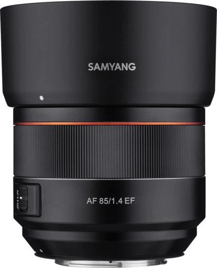 Samyang AF 85mm f/1.4 EF objektív