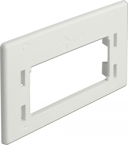 DeLOCK Keystone Adapterburkolat bútorba építéshez - Fehér