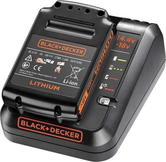 Black+Decker BDC1A15-QW Töltő és Akkumulátor Szett 1.5Ah